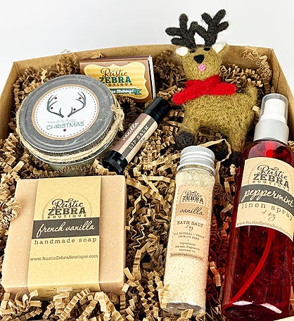 Merry Christmas Antlers Gift Box